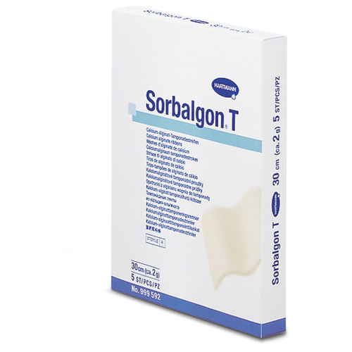 Sorbalgon T Tamponade steril, 30 cm, 5 Stk.