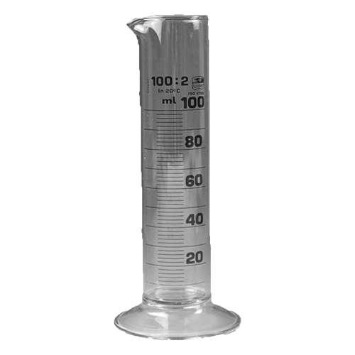 Messzylinder niedere Form Glas, 25 ml