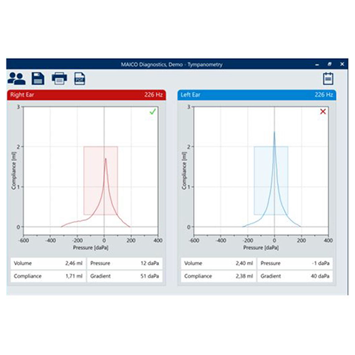 Software Sessions für Maico Tympanometer und Audiometer