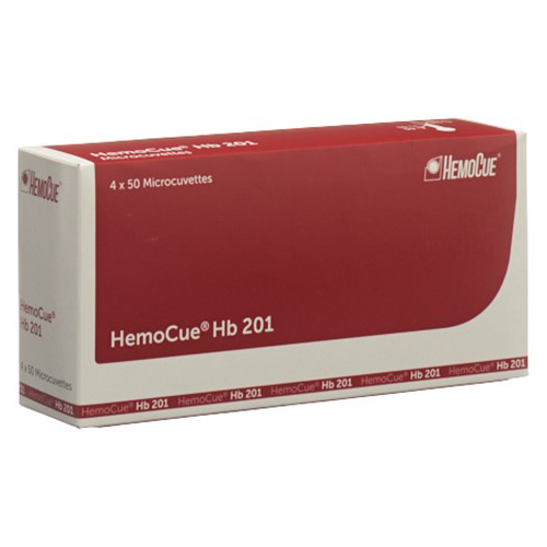 HemoCue Hb 201 Test Dose à 4 x 50 Stk.