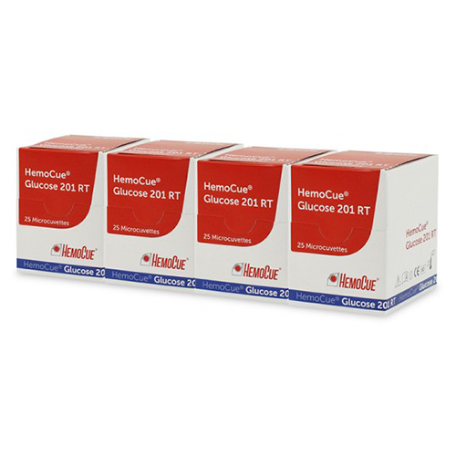 HemoCue Glucose 201 RT Test 4 x 25 Stk.