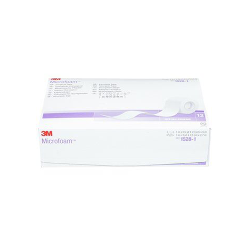 Microfoam Schaumpflaster 2,5 cm x 5 m, 12 Stk.