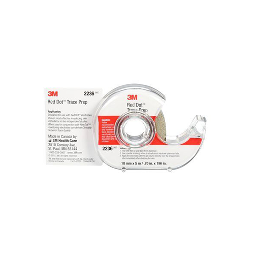 Red Dot Abrasionsband Schleifpapier, 5 mm x 18 m, 3 Stk.