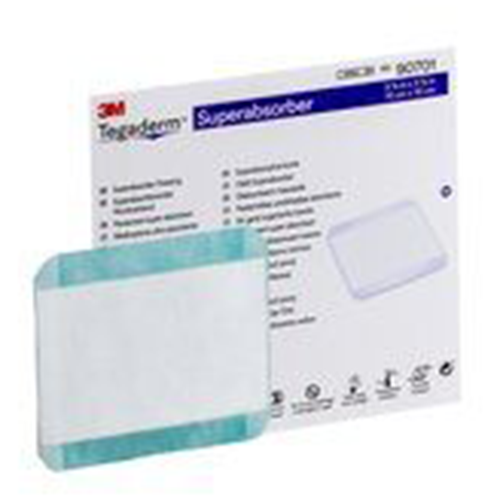Tegaderm Superabsorber10 x 10 cm, 10 Stk.