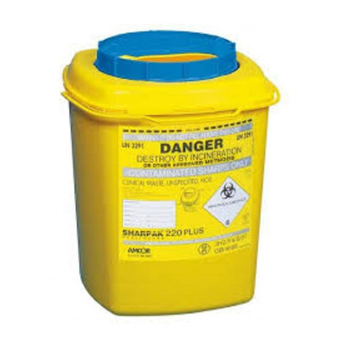 Kanülenentsorgungsbox Sharpak gelb, 12 L, 1 Stk.