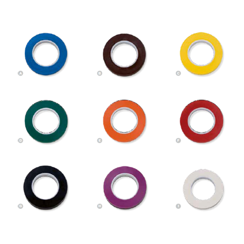 Identifikationsklebeband weiss