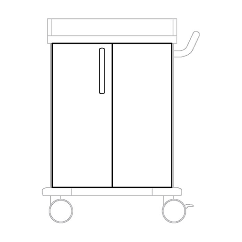 Wickelwagen MEGAdrive DIN 600 mm, 1 Stk.
