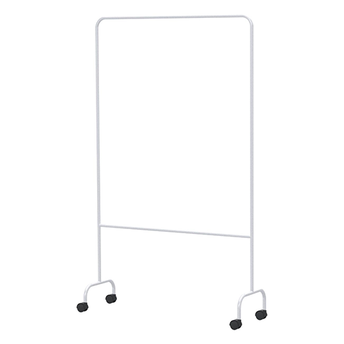 Paraventgestell mit Rollen 170x102x34cm Pulverbeschichtet RAL9016 verkehrsweiss