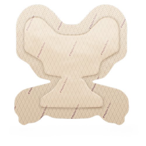 Mepilex Border Heel Schaumverband 22 x 23 cm, 6 Stk.