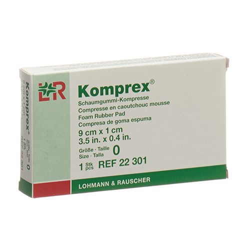 Komprex Schaumgummikompresse 10 mm, 5 x 9 cm