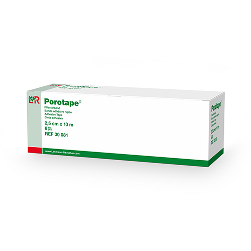 Porotape Pflasterbinde 2.5 cm x 10 m, 6 Stk.