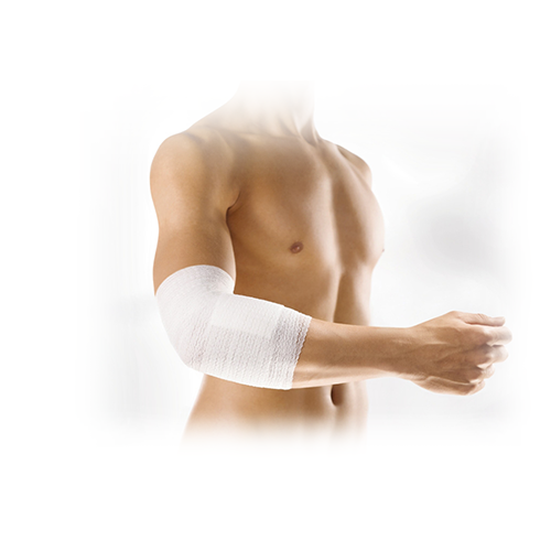 Mollelast haft latexfrei Kohäsivbinde 4 cm x 4 m, 1 Stk.