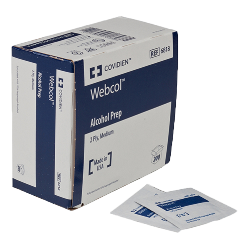 Webcol Alkoholtupfer 200 Stk.