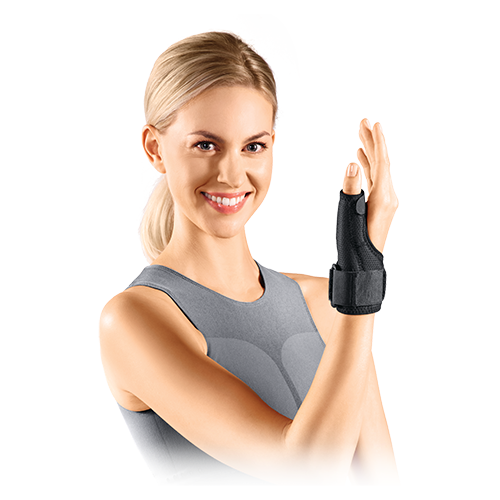 Rhizo-Hit Classic Daumenorthese Grösse S, schwarz