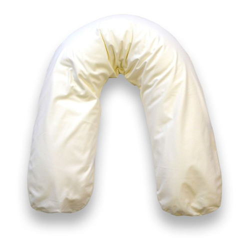 Bezug Baumwolle zu Stillkissen weiss,  gummiert, 1 Stk.