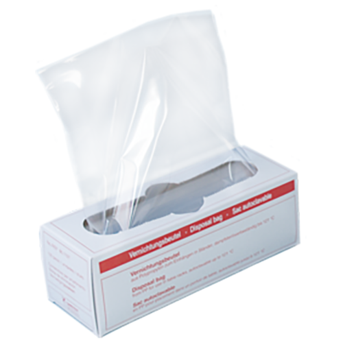 Abfallbeutel transparent 200 x 300 mm, 100 Stk.