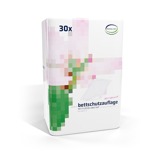 forma-care Bettschutzauflage 60 x 90 cm, Flocken, 8 x 30 Stk.