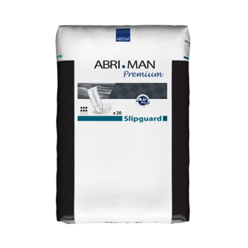 Abena Abri-Man Premium Slipguard 9 x 40 cm, Karton = 5 Beutel à 20 Stk.