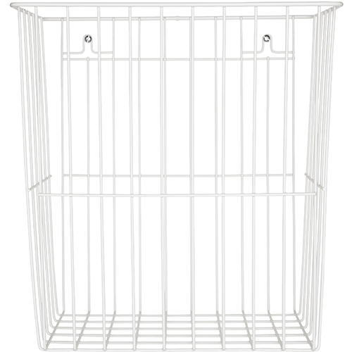 Abfallgitterkorb Metall, weiss, 20 Liter