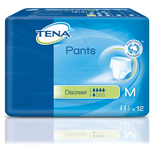 Tena Pants discreet medium Karton à 4 Beutel à 12 Stk. = 48 Stk.