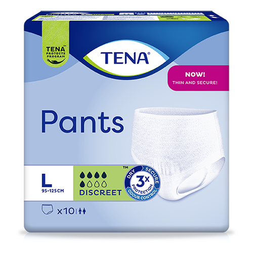 Tena Pants discreet large Karton = 4 Beutel à 10 Stk.