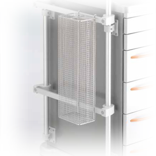 Katheterkorb 150 x 100 x 480 mm (B x T x H)