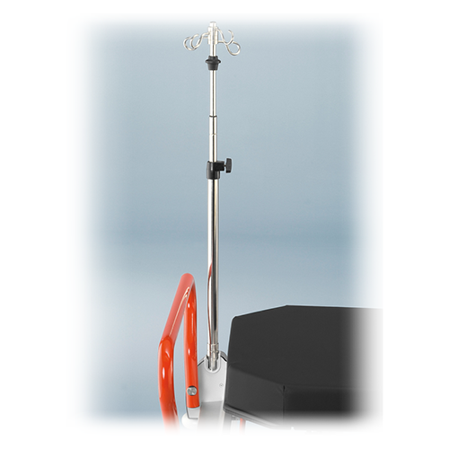 Infusionsstange inkl. Schiebegriff zusätzlich, für die Fusseite umklappbar