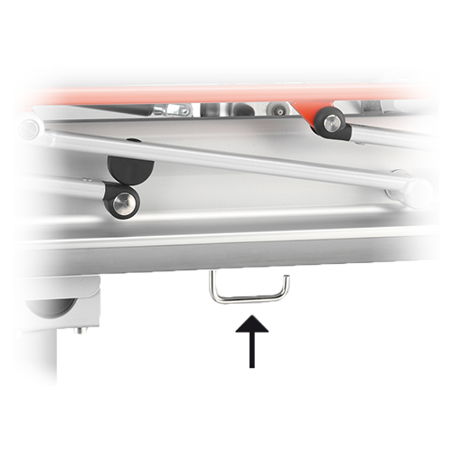 2 Befestigungshaken re & li montiert zur fixation von Redon- oder Urinbeutel