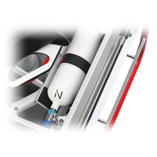 Sauerstoff-Flaschenhalter zu STS 282 zur Aufnahme von 2.5L Flaschen