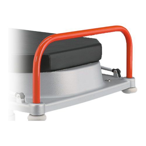 Zusätzlicher Schiebegriff Fussseitig pulverbeschichtet in RAL9002