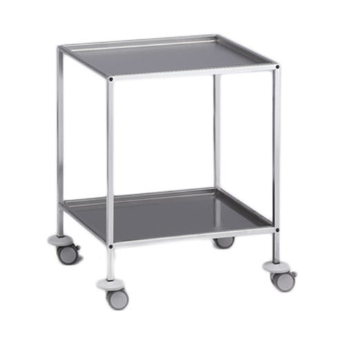 Schmitz Instrumententisch mit Galierie Tischplatte 500 x 650mm, 800mm Höhe