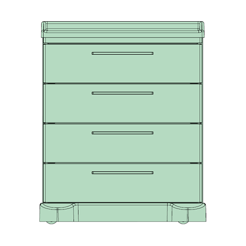 Schmitz Orbit Versorgungsmodul 4 Schubladen Typ 6D