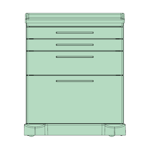 Schmitz Orbit Versorgungsmodul 2 Schubladen Typ 6B, 1 x 6D, 1 x 6G