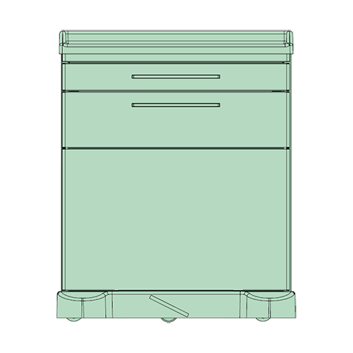 Schmitz Orbit Ver- & Entsorgungsmodul 1 x Entsorgungsschublade, 1 x 6B, 1 x 6D