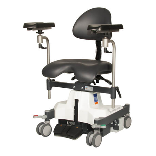 Operateurstuhl surgiLine, mit Formsitz standard in skai anthrazit F6461197