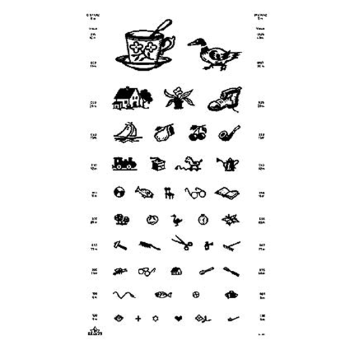 Sehprobentafel, Kinderbilder 1 Stk.