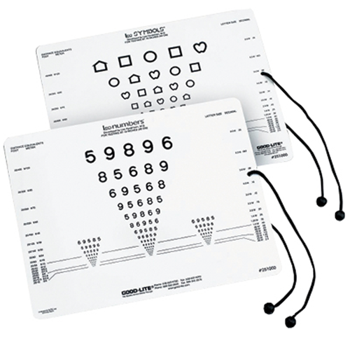 Sehtest LEA Karte Symbole / Zahlen, 1 Stk.