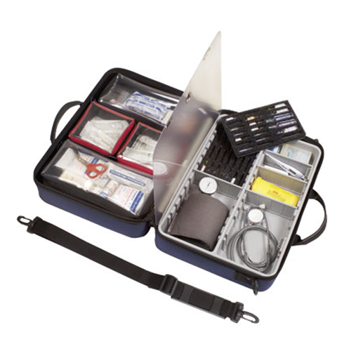 Arzttasche Medicare XL schwarzes, strapazierfähiges Gewebe