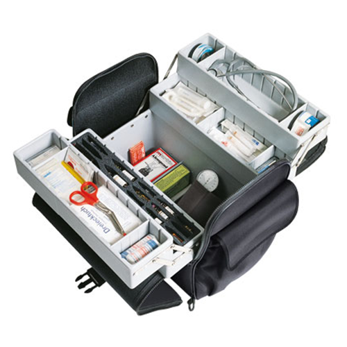 Arzttasche Praxis, aus Polymousse-Gewebeschwarz, ohne Schultergurt