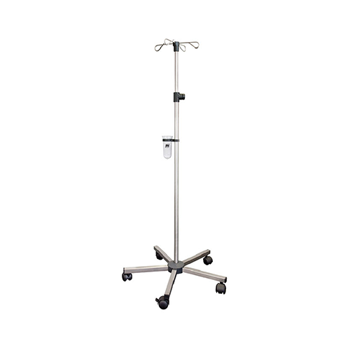 Infusionsständer, edelstahl 5-Fuss, edelstahl, 1 Stk.