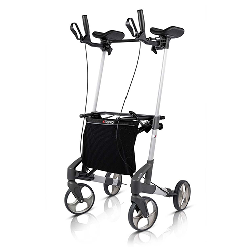 Topro Troja Walker 2 X, silber, mit Unterarmauflagen
