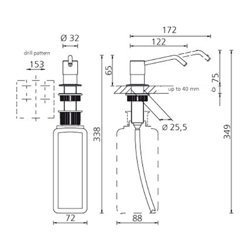 Ingo-man WTT 12 kurzer Bedienhebel