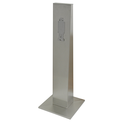 Desinfektionsmittelspender-SäuleEdelstahl, feststehend