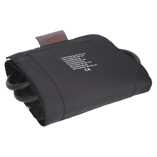Blutdruckmanschette Boso schwarz, Standard, 2-Schlauch, 1 Stk.