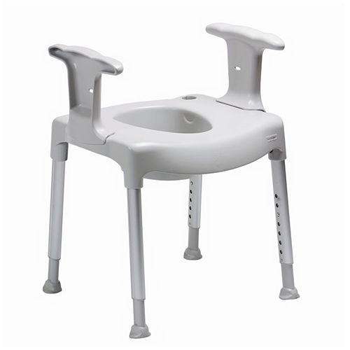 Swift Toilettenstuhl grau, 1 Stk.