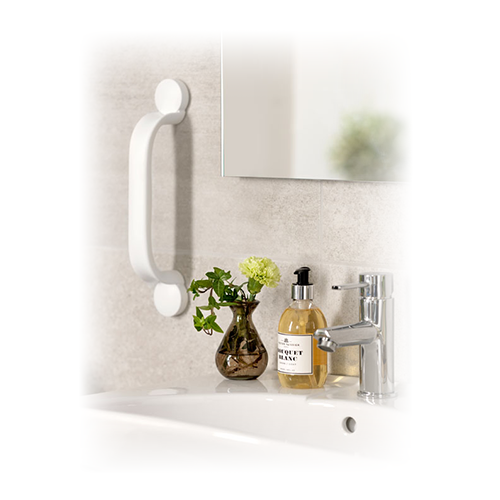 Haltegriff Flex Klebe Montage 30 cm, weiss, 1 Stk.