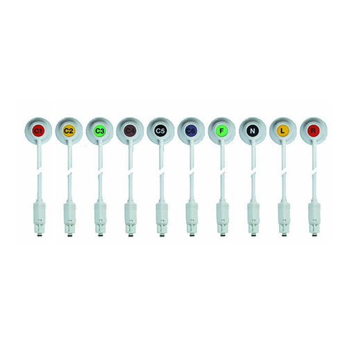 Elekrodensatz 1m 10 x Elektroden 1m mit Codierscheiben