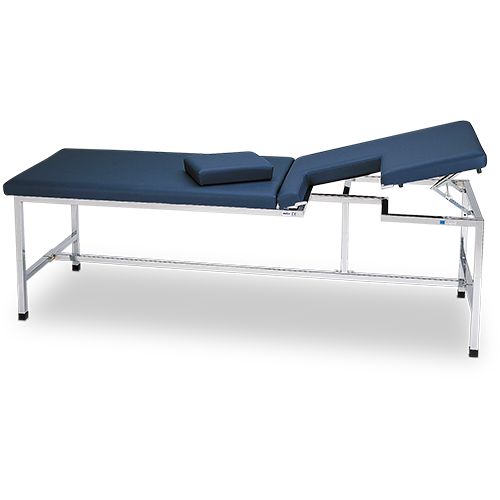 Echokardiographieliege 2-teilig Breite: 650 mm, Gestell weiss