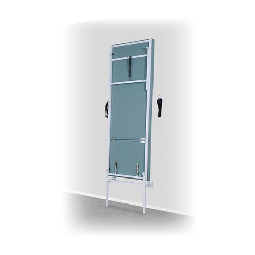 Wandklappliege 2-teilig Breite: 650 mm, Gestell weiss