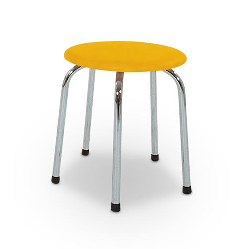 Hocker Mod. 404 5-Bein-Hocker, Gestell verchromt